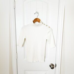 Carmen by Carmen Marc Valvo Mock Neck Sweater Size Medium